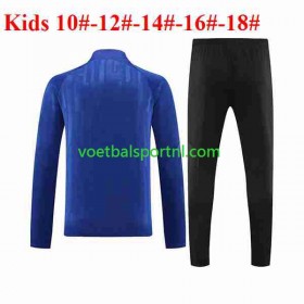 Inter Milan SKU001 Kind Blauw Trainings Sweatshirt Pak 2023-24